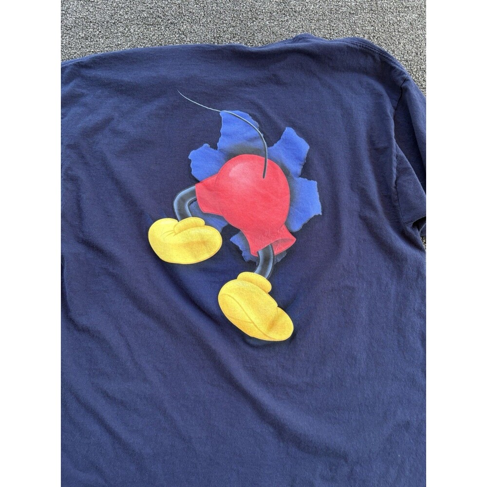 Disney Dreams Florida Mickey Mouse Crawl‎ through Adult Large Blue TShirt - Picture 5 of 5